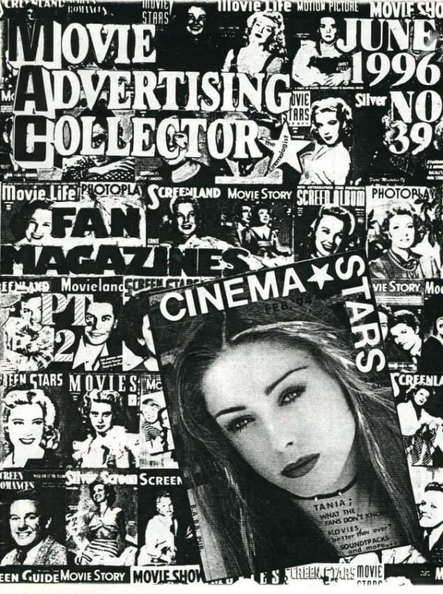 MOVIE ADVERTISING COLLECTOR magazine side cover Issue 39 June 1996
