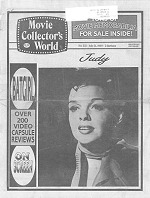 MOVIE COLLECTORS WORLD magazine side cover 21 July 1989