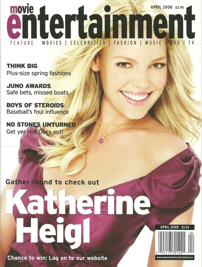 MOVIE ENTERTAINMENT magazine side cover April 2008