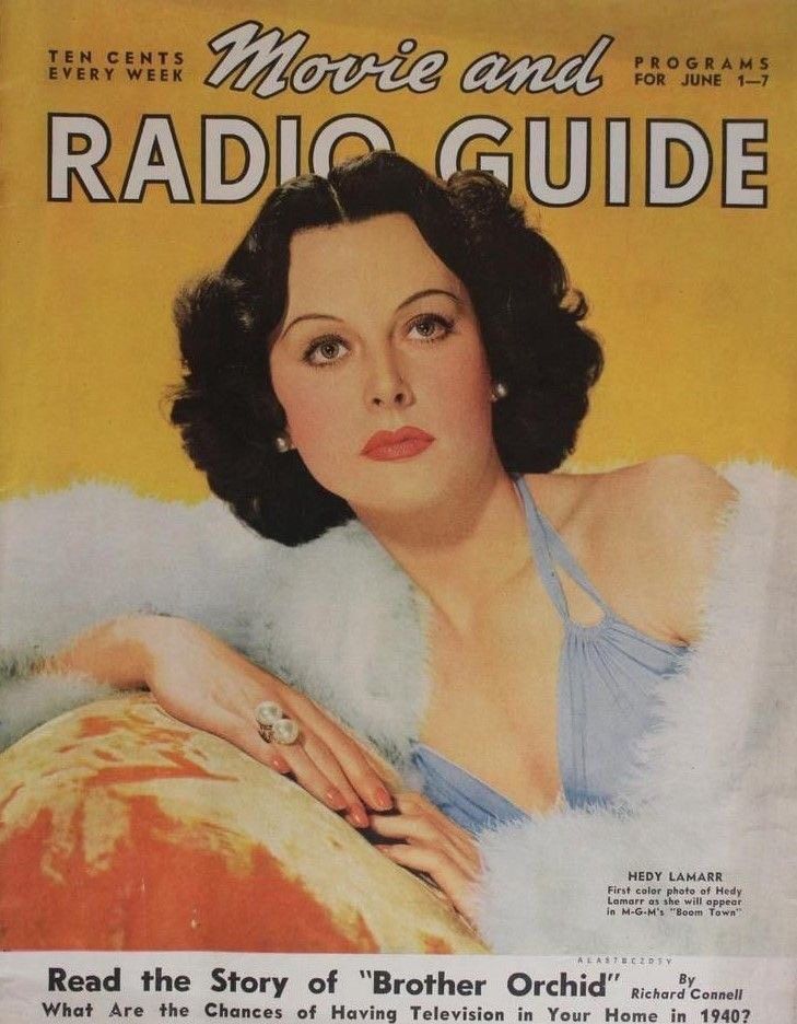 MOVIE-RADIO GUIDE magazine side cover 1 June 1940
