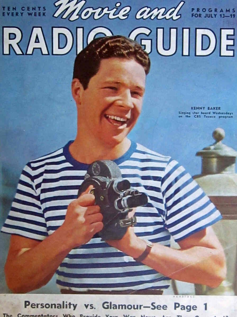 MOVIE-RADIO GUIDE magazine side cover 13 July 1940