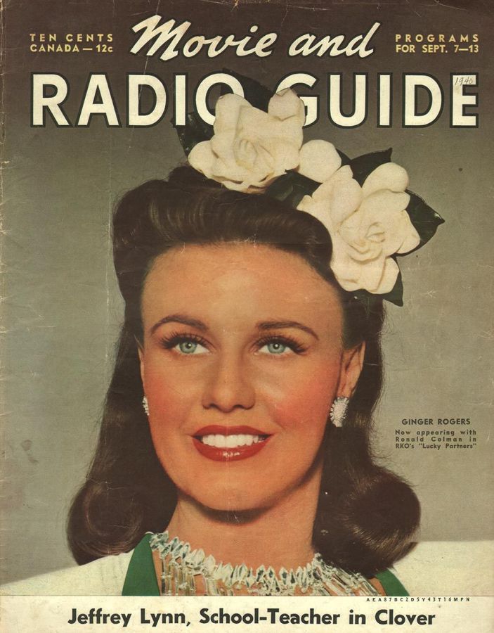 MOVIE-RADIO GUIDE magazine side cover 7 September 1940
