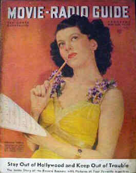 MOVIE-RADIO GUIDE magazine side cover 10 January 1941