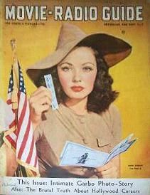 MOVIE-RADIO GUIDE magazine side cover  1941