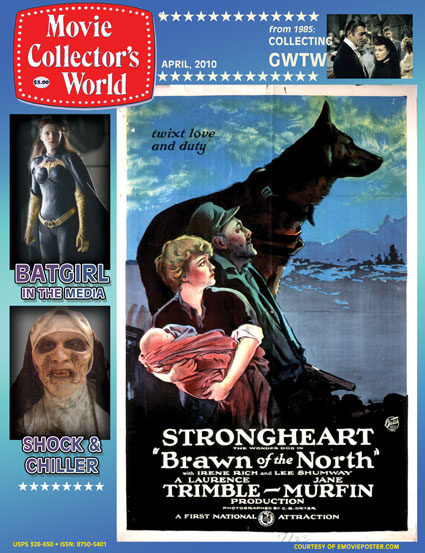 MOVIE COLLECTORS WORLD magazine side cover Issue 742 April 2010