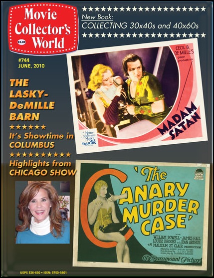 MOVIE COLLECTORS WORLD magazine side cover Issue 744 June 2010