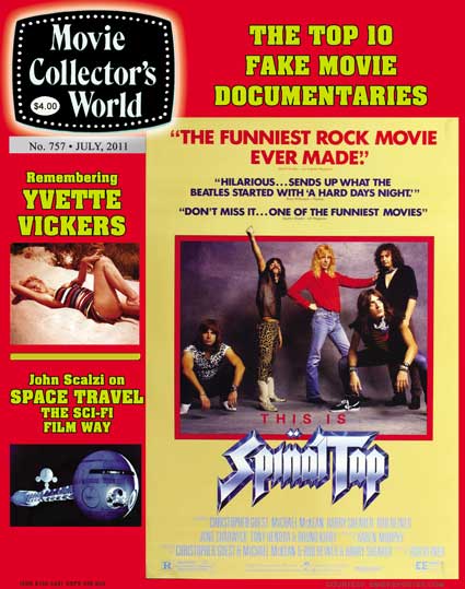 MOVIE COLLECTORS WORLD magazine side cover Issue 757 July 2011