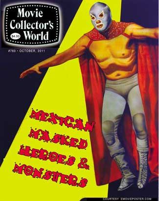 MOVIE COLLECTORS WORLD magazine side cover Issue 760 October 2011