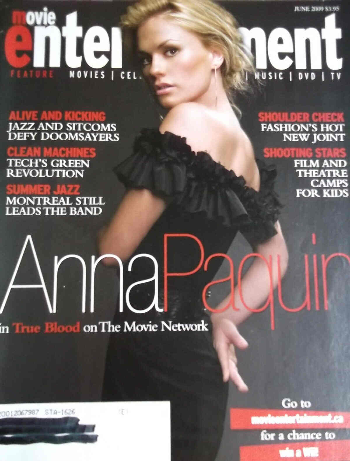 MOVIE ENTERTAINMENT magazine side cover June 2009