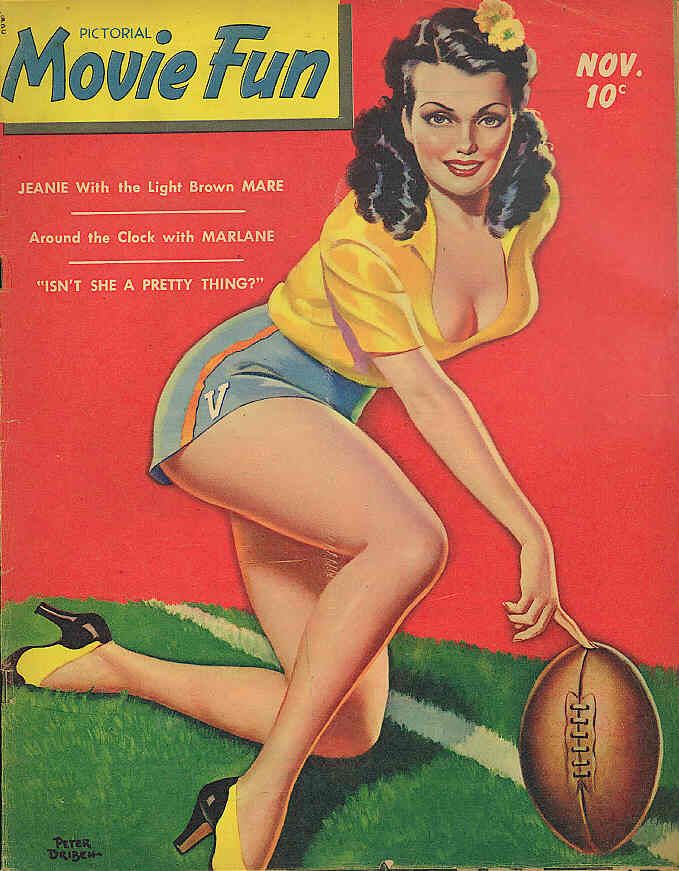 PICTORIAL MOVIE FUN magazine cover  Vol 1 # 11 November 1941