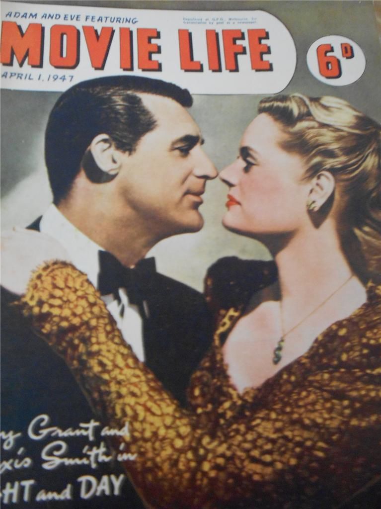 MOVIE LIFE (Au) magazine side cover 1 April 1947