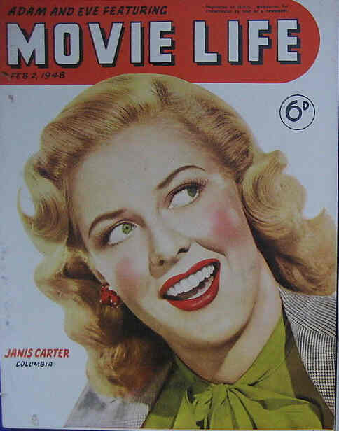 MOVIE LIFE (Au) magazine side cover 2 February 1948