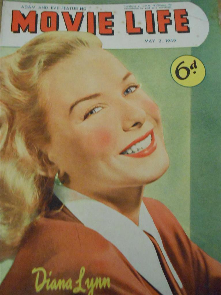 MOVIE LIFE (Au) magazine side cover 2 May 1949