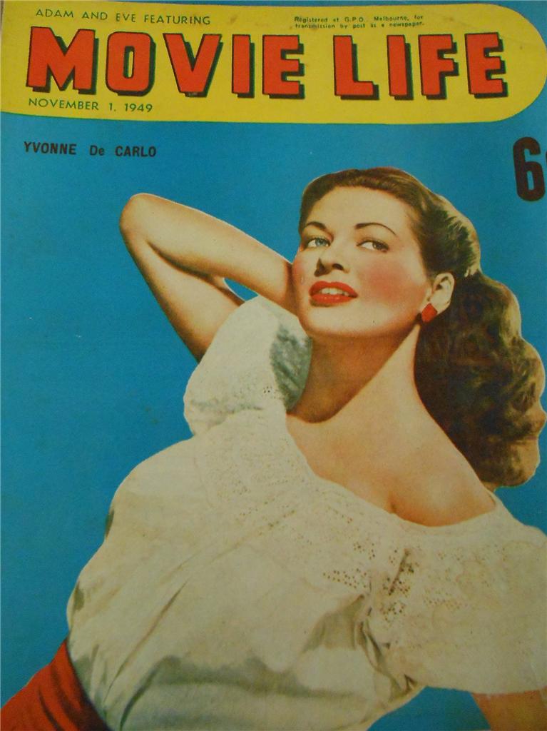 MOVIE LIFE (Au) magazine side cover 1 November 1949