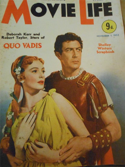 MOVIE LIFE (Au) magazine side cover 1 November 1952