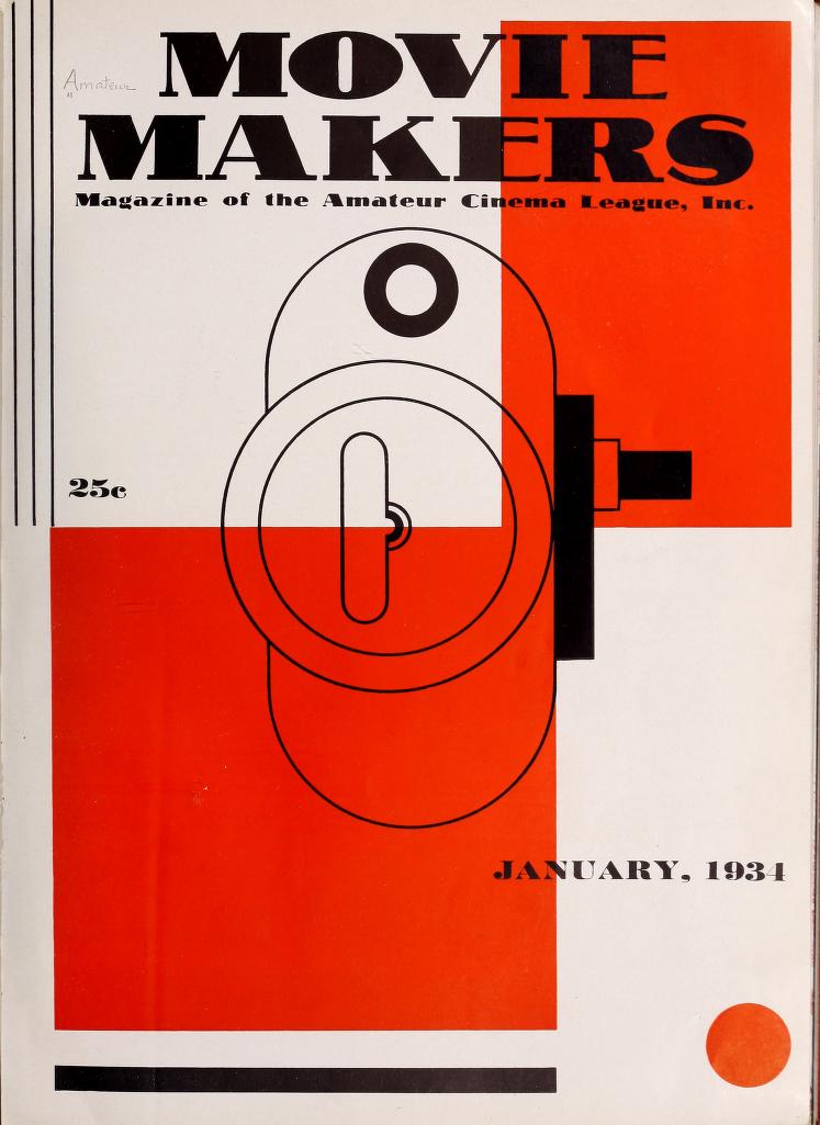 MOVIE MAKERS magazine side cover Issue 121 January 1934