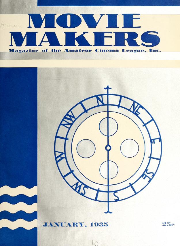 MOVIE MAKERS magazine side cover Issue 133 January 1935