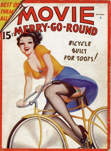 MOVIE MERRY-GO-ROUND magazine side cover  Vol 2 # 5 November 1937