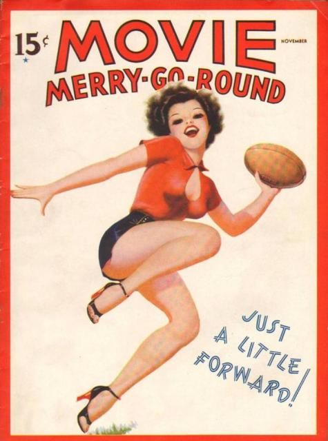 MOVIE MERRY-GO-ROUND magazine side cover  Vol 3 # 3 November 1938