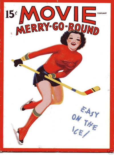 MOVIE MERRY-GO-ROUND magazine side cover  Vol 3 # 4 February 1939