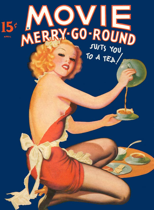 MOVIE MERRY-GO-ROUND magazine side cover  Vol 3 # 5 April 1939