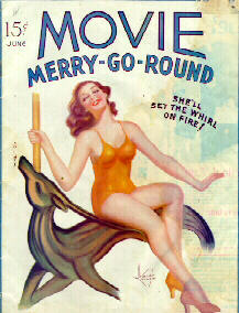 MOVIE MERRY-GO-ROUND magazine side cover June 1939