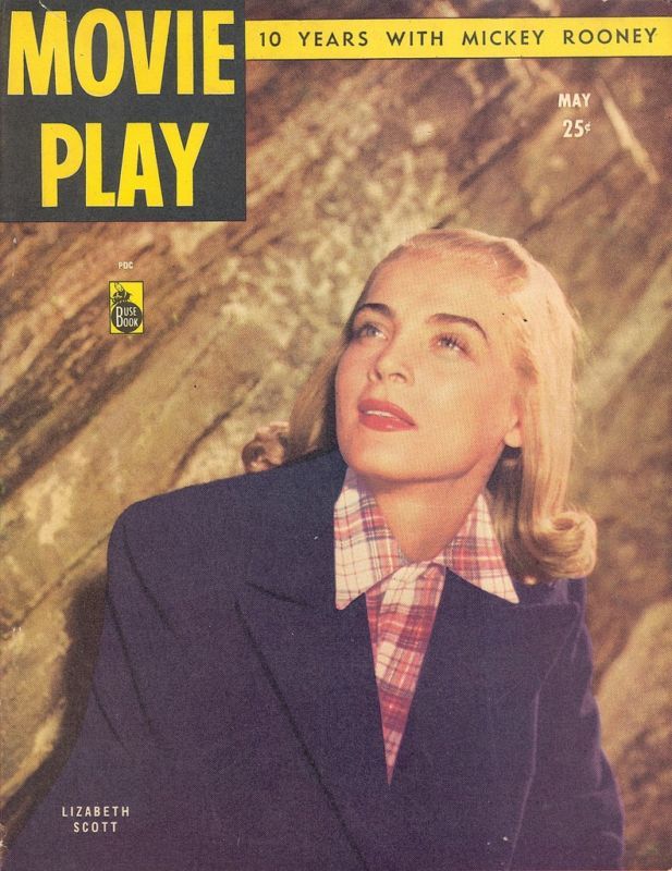 MOVIE PLAY magazine side cover May 1948
