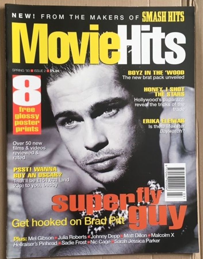 MOVIE HITS magazine side cover Issue 2 Spring 1993