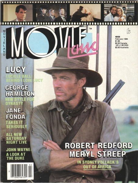MOVIELAND (80s) magazine side cover February 1986
