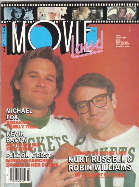 MOVIELAND (80s) magazine side cover March 1986