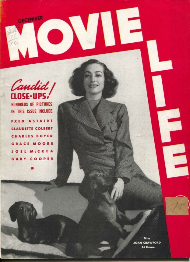 MOVIE LIFE magazine side cover December 1937