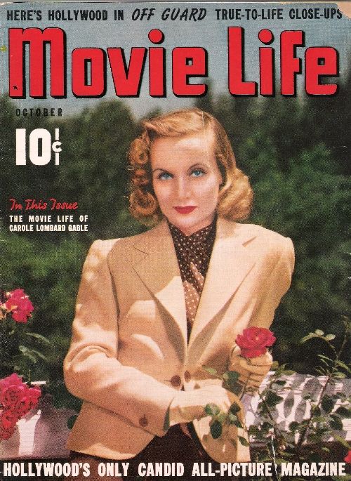 MOVIE LIFE magazine side cover October 1939