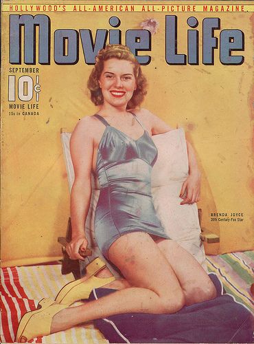 MOVIE LIFE magazine side cover September 1940