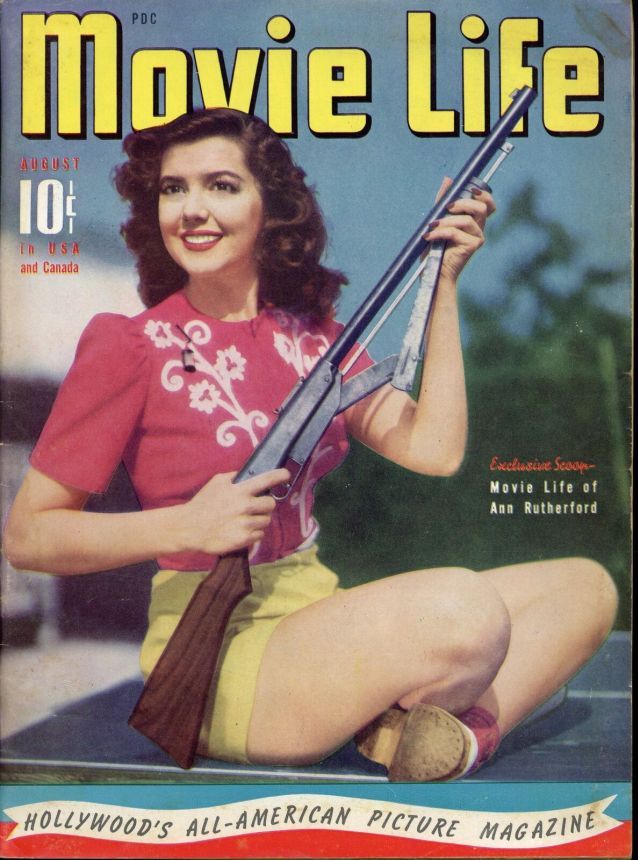 MOVIE LIFE magazine side cover August 1941