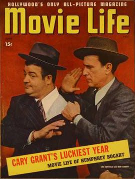 MOVIE LIFE magazine side cover June 1943