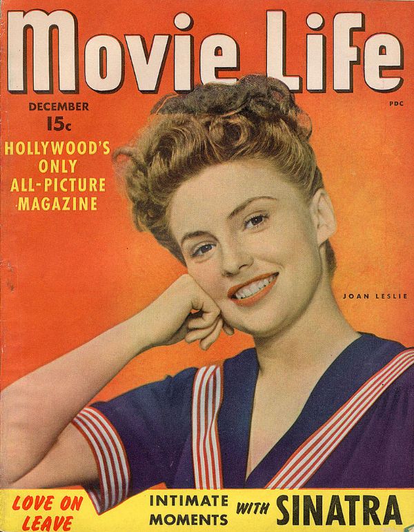 MOVIE LIFE magazine side cover December 1943
