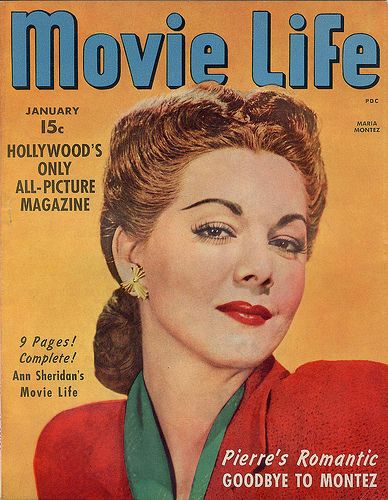 MOVIE LIFE magazine side cover January 1944