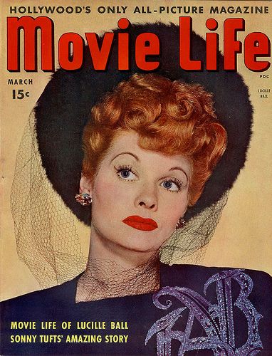MOVIE LIFE magazine side cover March 1944