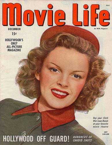 MOVIE LIFE magazine side cover December 1944