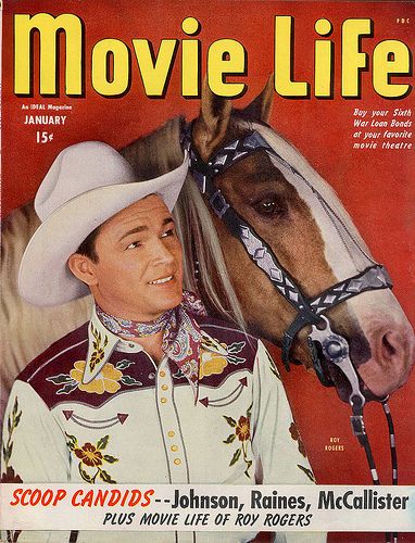 MOVIE LIFE magazine side cover January 1945