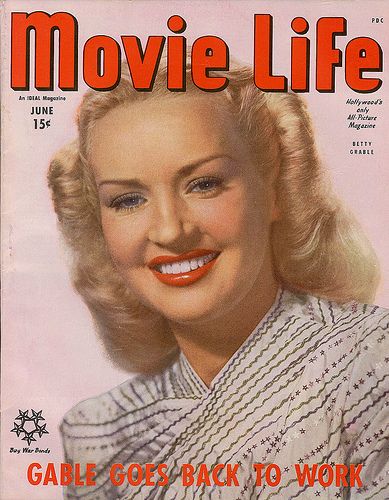 MOVIE LIFE magazine side cover June 1945