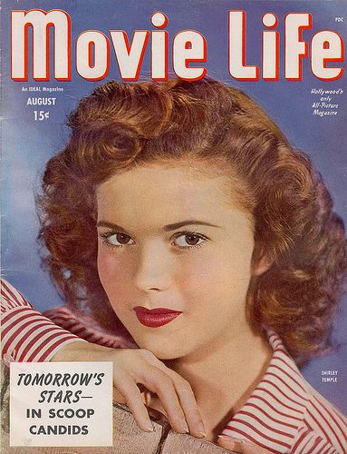MOVIE LIFE magazine side cover August 1945