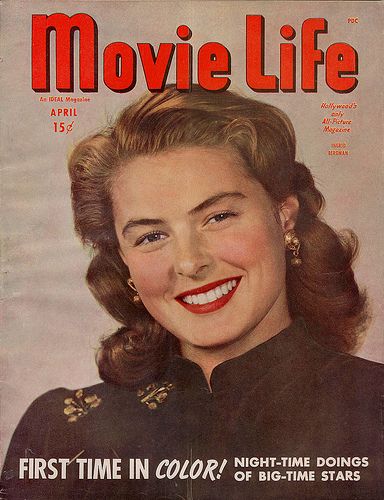MOVIE LIFE magazine side cover April 1946
