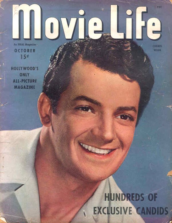 MOVIE LIFE magazine side cover October 1946