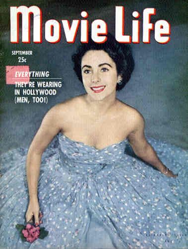 MOVIE LIFE magazine side cover September 1949