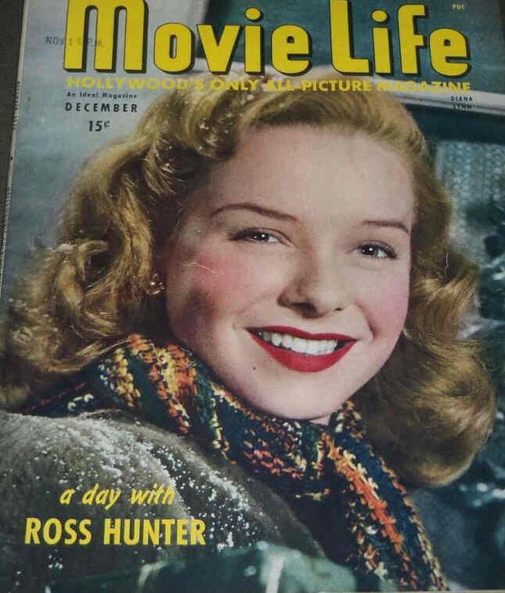 MOVIE LIFE magazine side cover December 1949