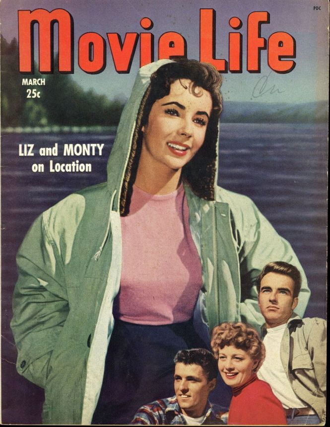 MOVIE LIFE magazine side cover March 1950