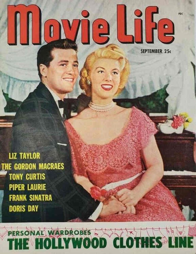 MOVIE LIFE magazine side cover September 1951