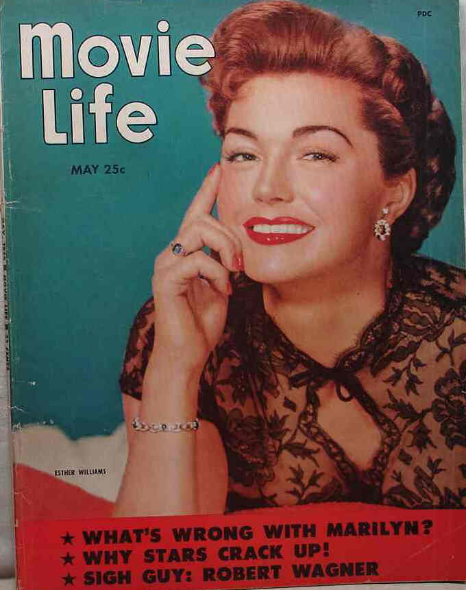 MOVIE LIFE magazine side cover May 1953
