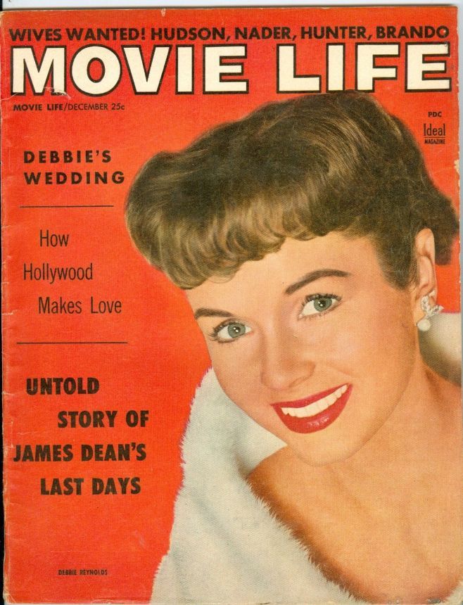 MOVIE LIFE magazine side cover December 1955